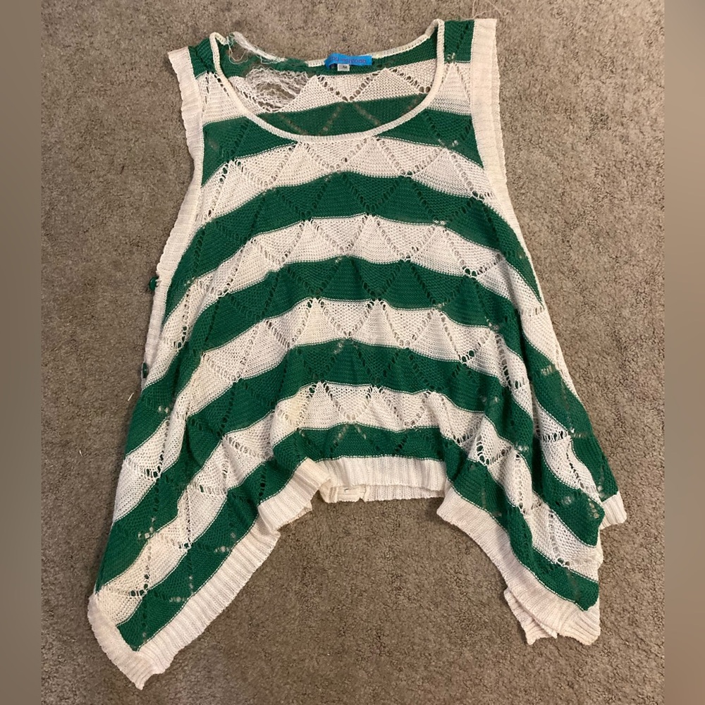 Ruby and Jenna Knit Beach Cover Up